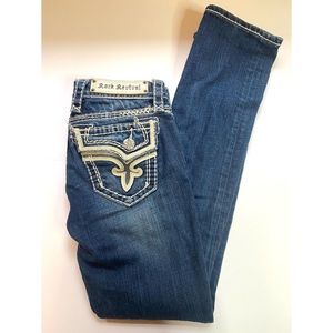 Rock Revival Womens jeans with beautiful stitching